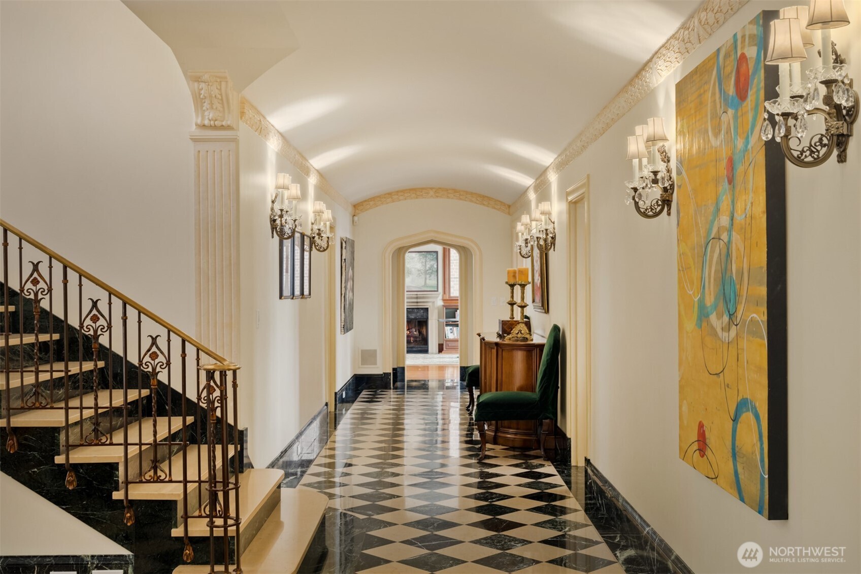 Architecture and design blend beautifully together throughout this home.