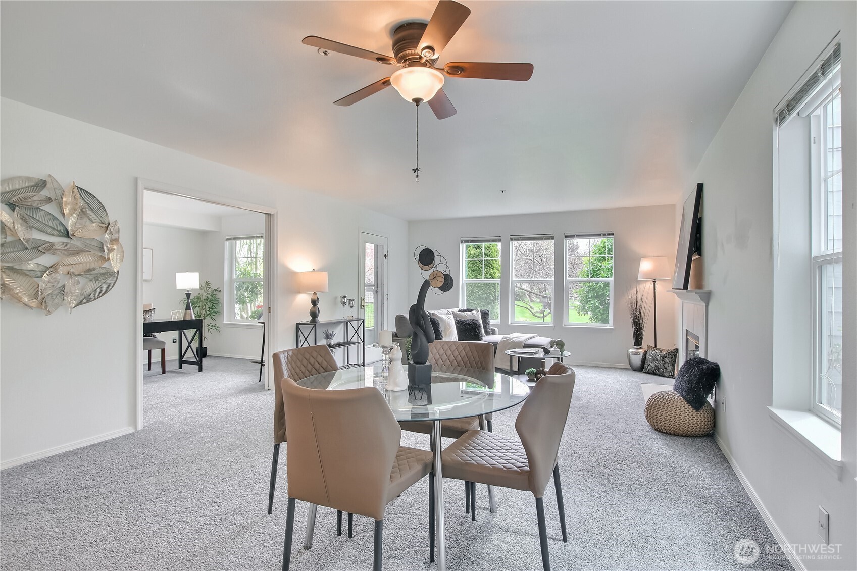 dining and living space