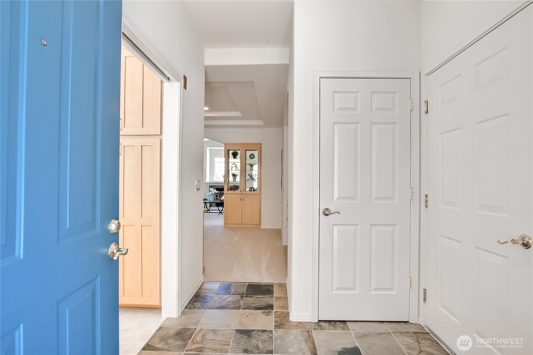 Enter into foyer