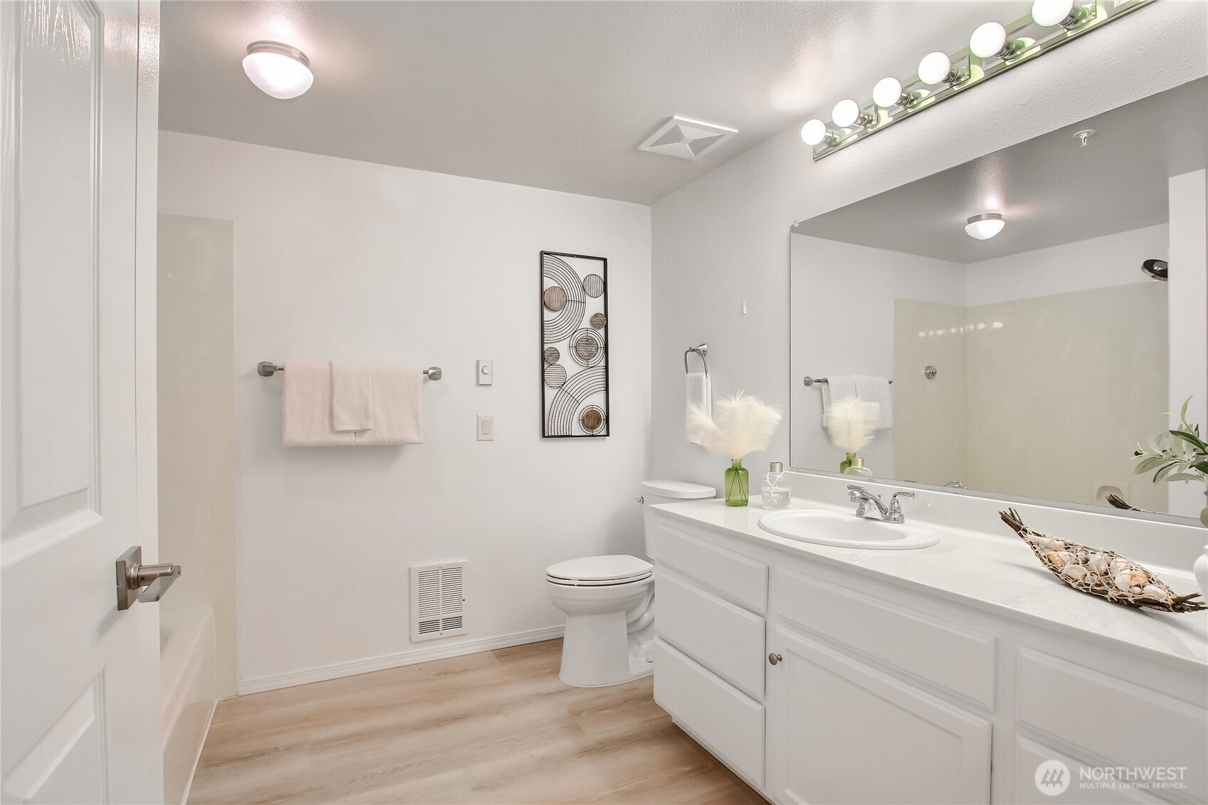 Hall bath.