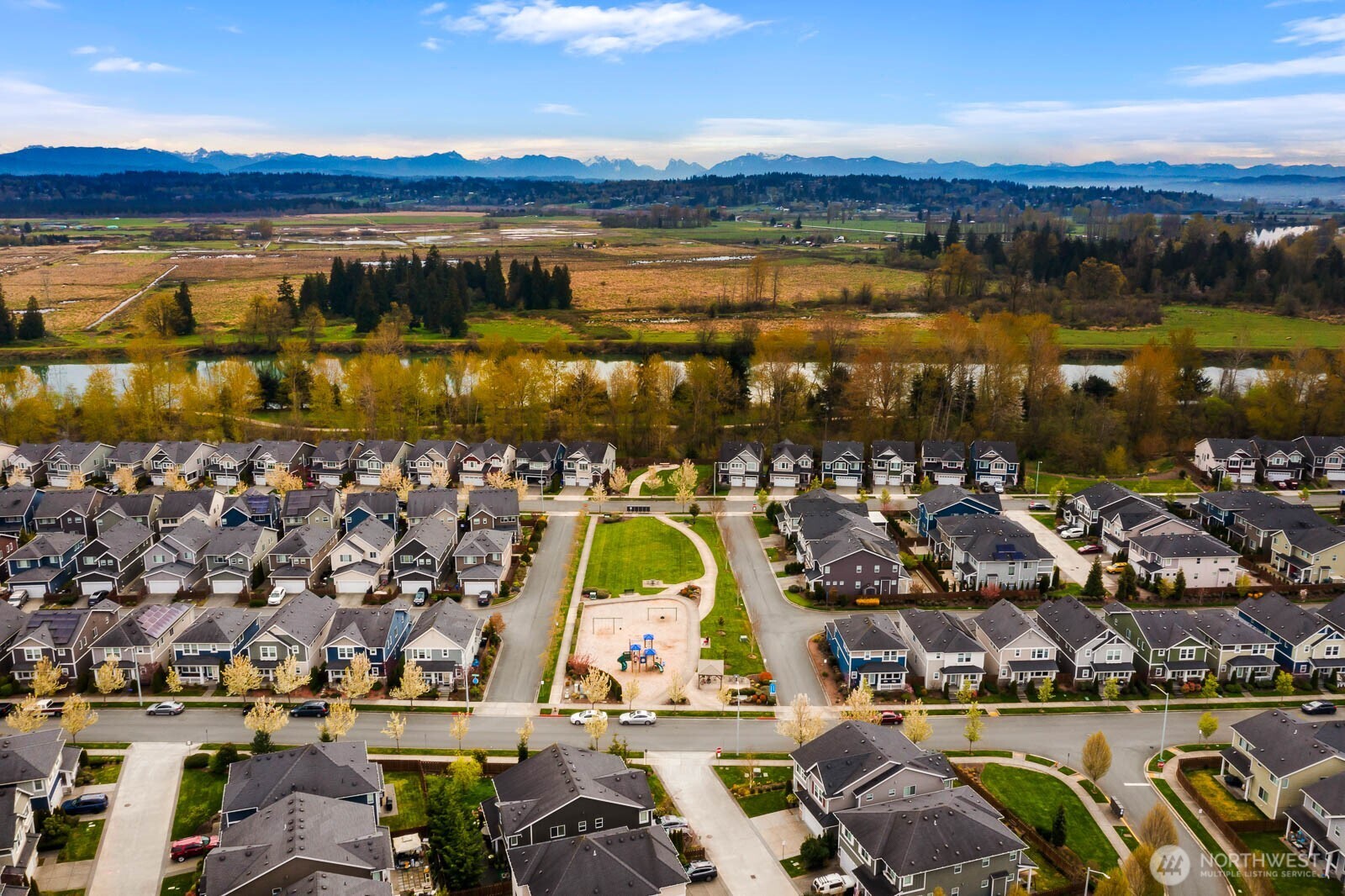 Huge playground just a few minutes walk from this home