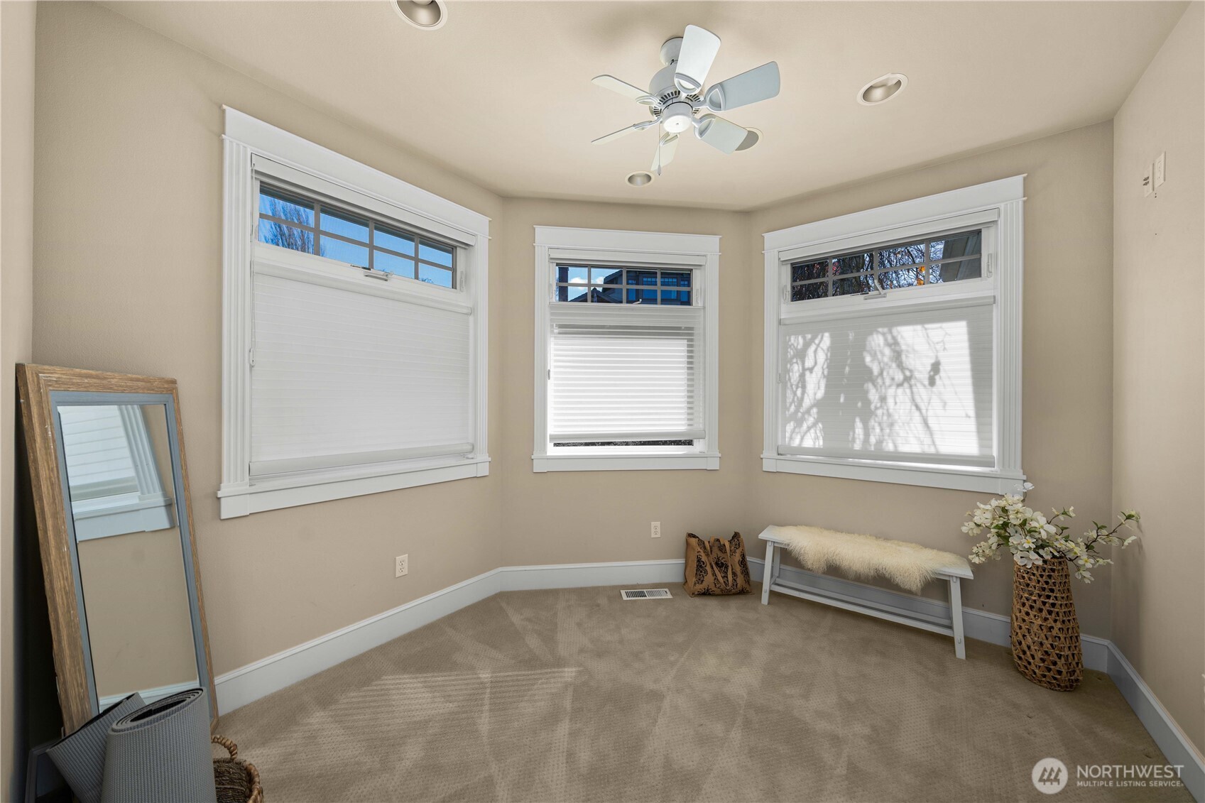 primary suite private workout room