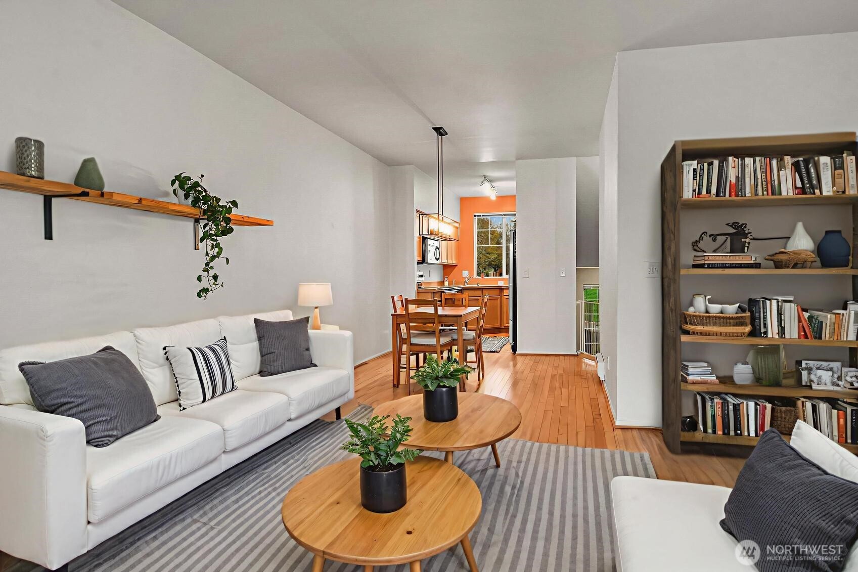 Room virtually staged.