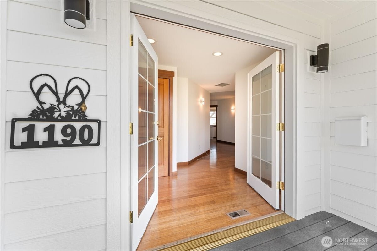 French Doors great your entrance