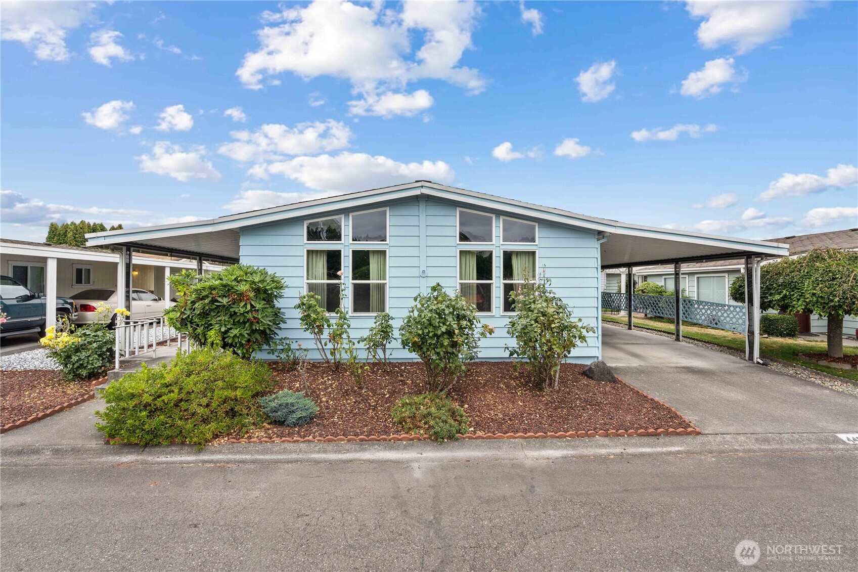 Welcome home to Rio Verde. Home faces east and the front door is on the left side of the home. Park in the carport on the righthand side.
