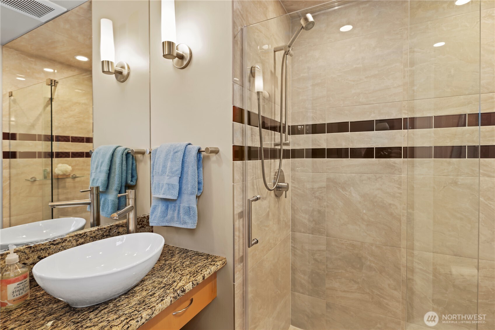 3/4 bath in the detached studio