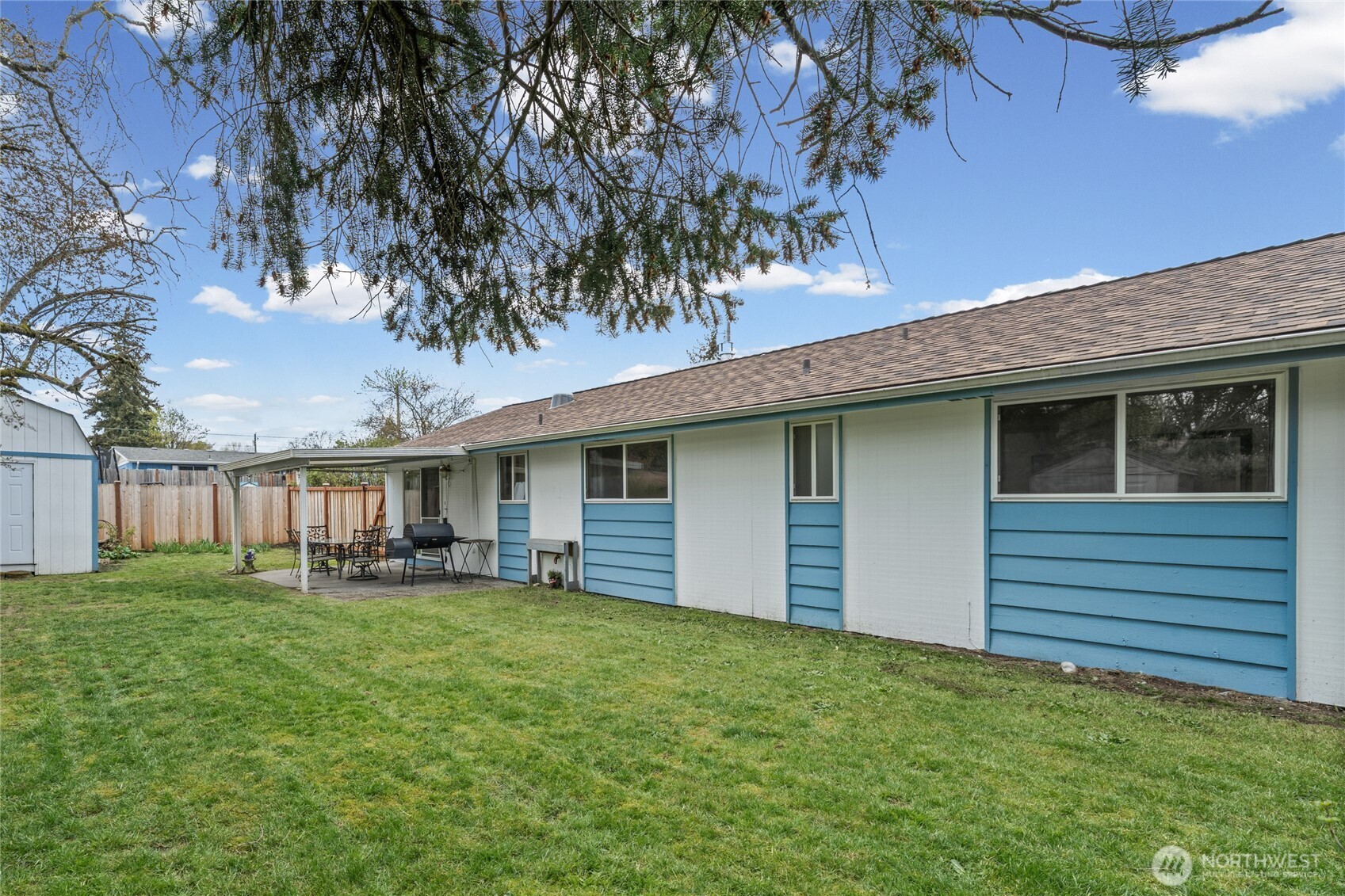 Fully-fenced and plenty of room to roam.