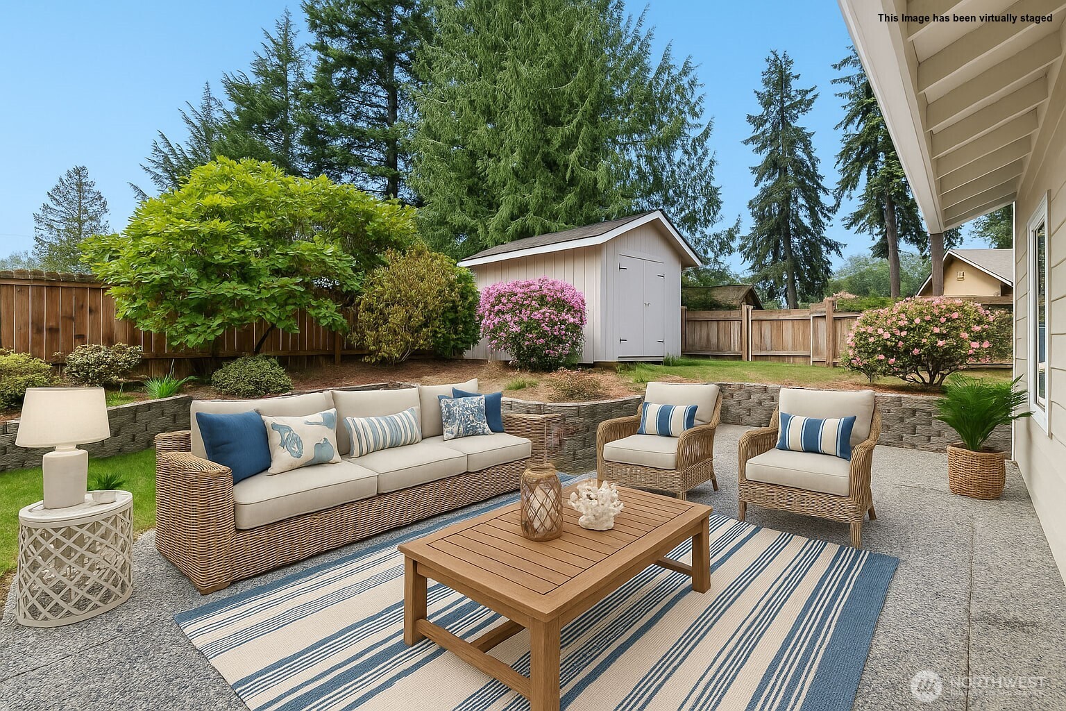 Virtually Stage patio