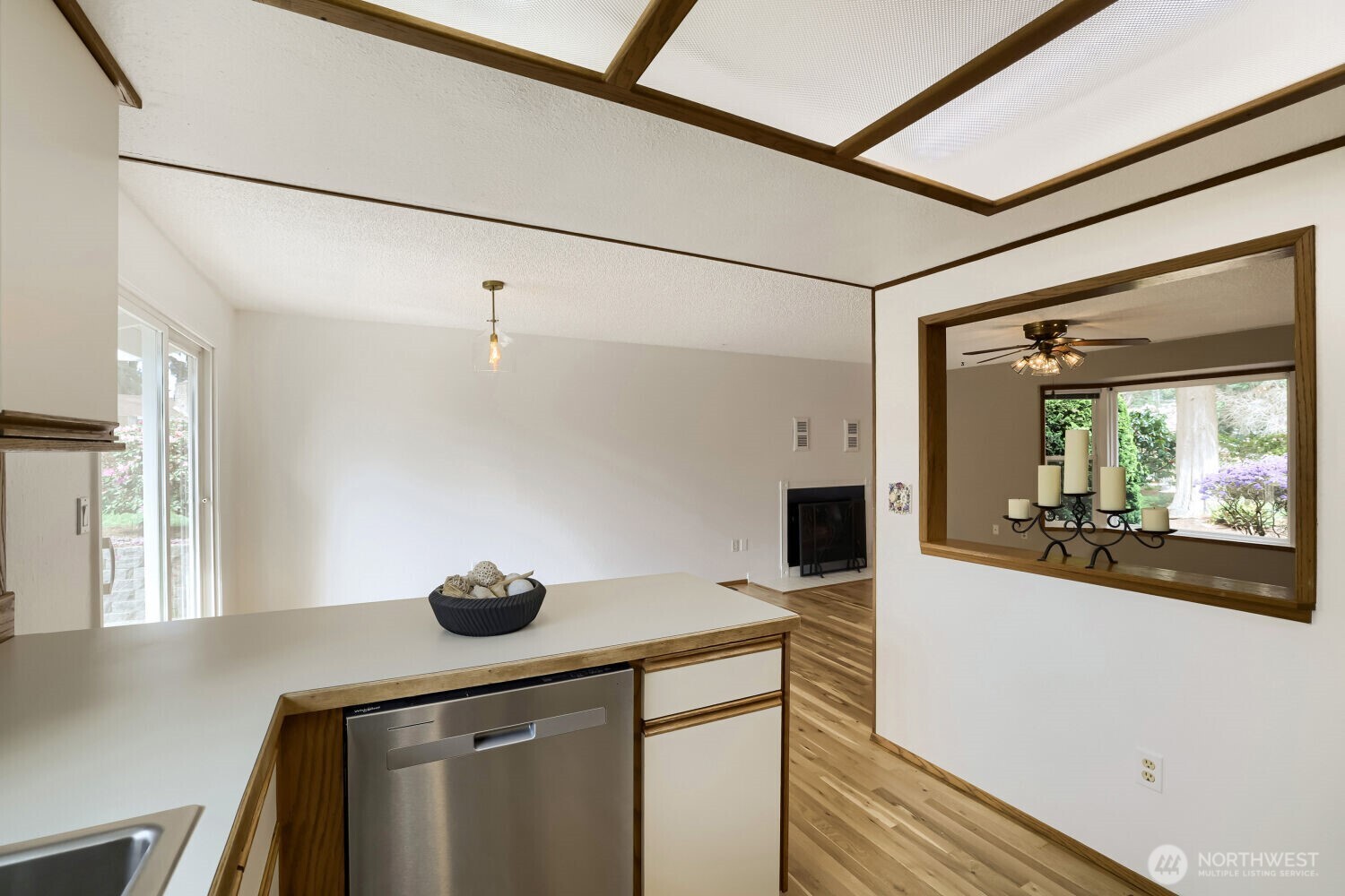 Kitchen with ample storage and breakfast bar