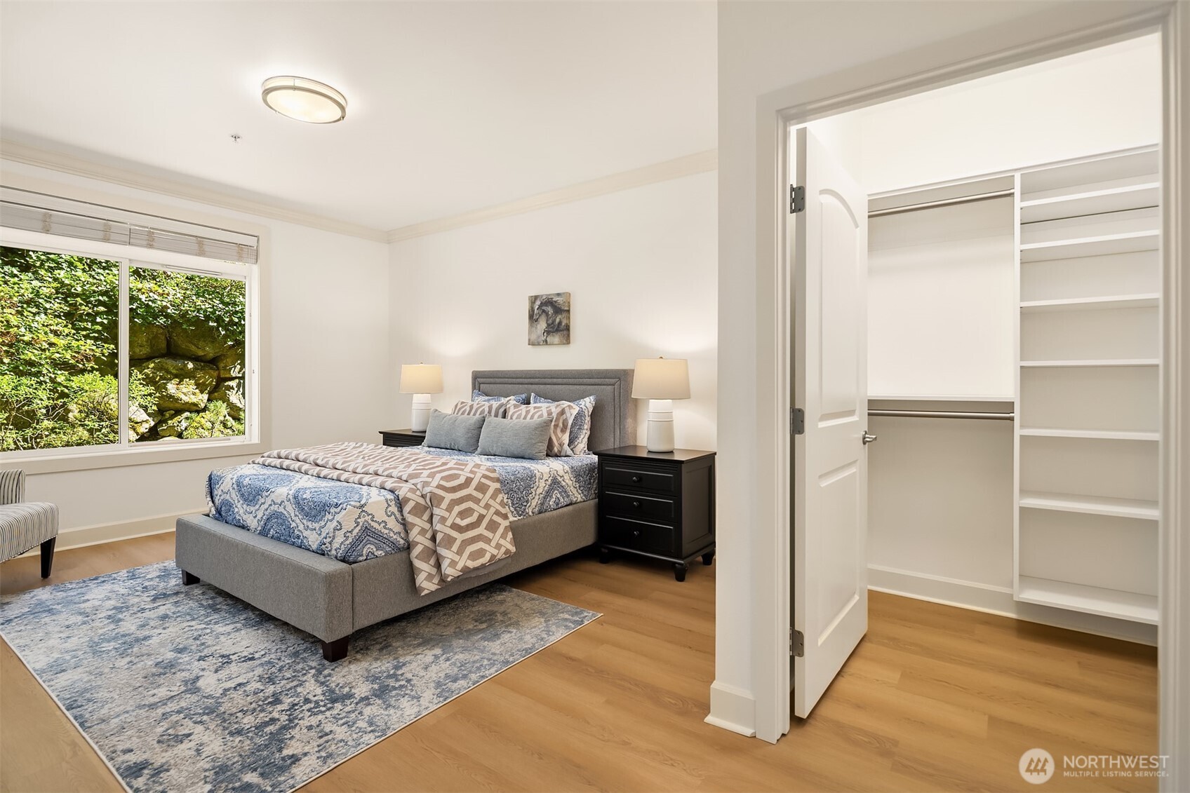 Note large doorway to primary closet