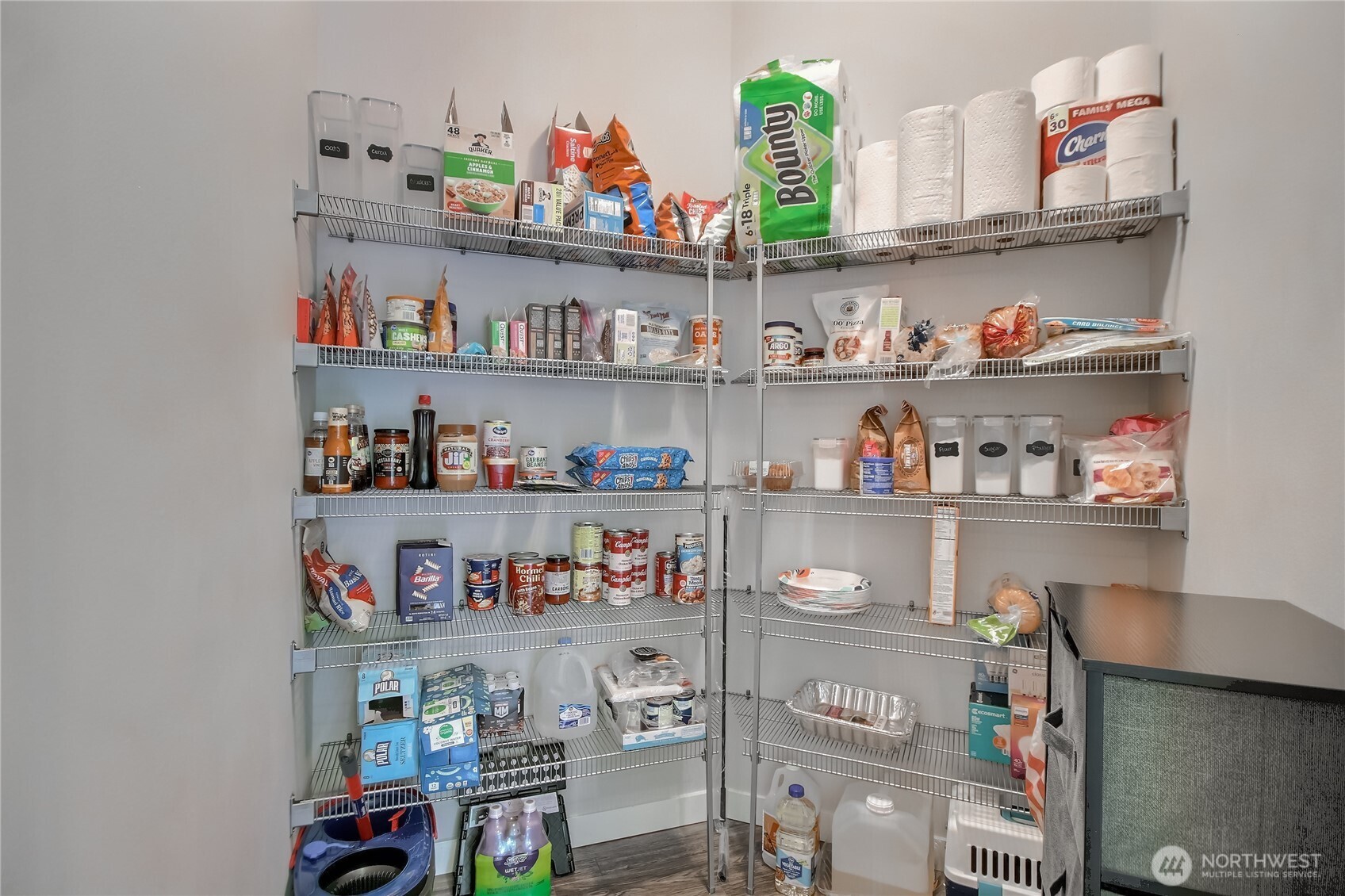 Large walk-in pantry.