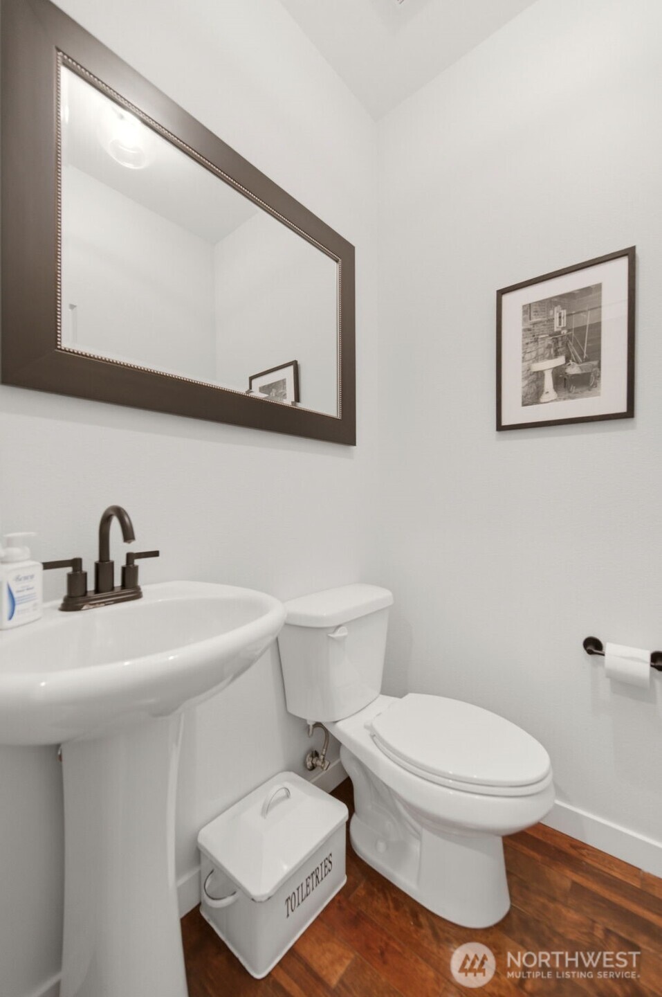 Main floor half bath.