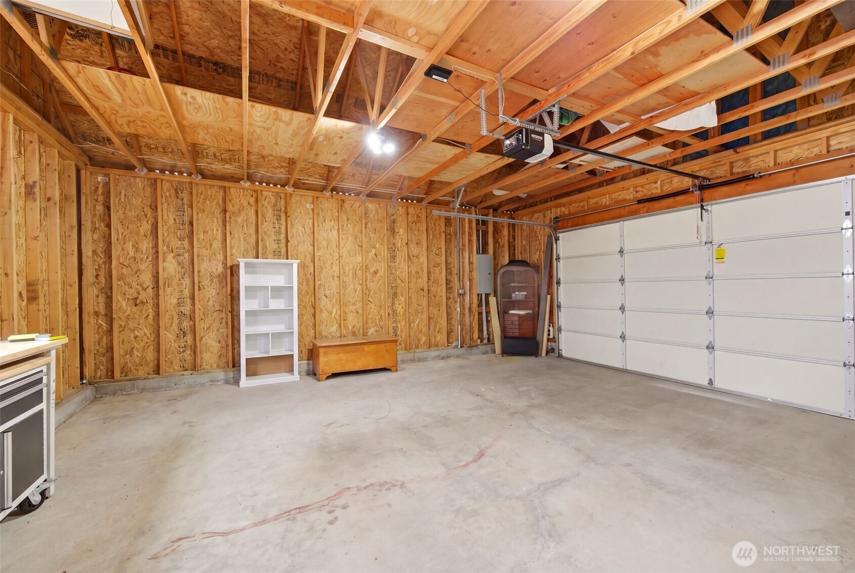 Large two car garage