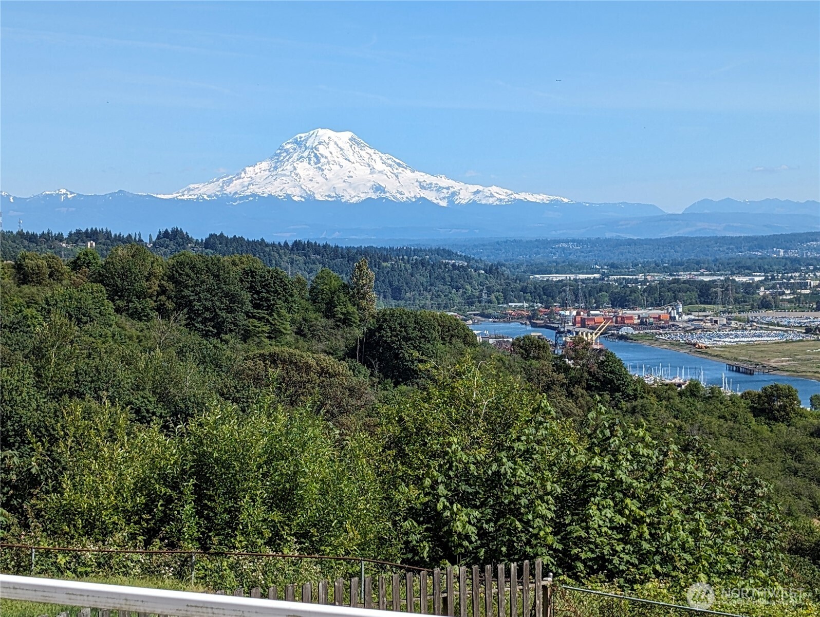On a Clear Day the Mtn is Absolutely Stunning....