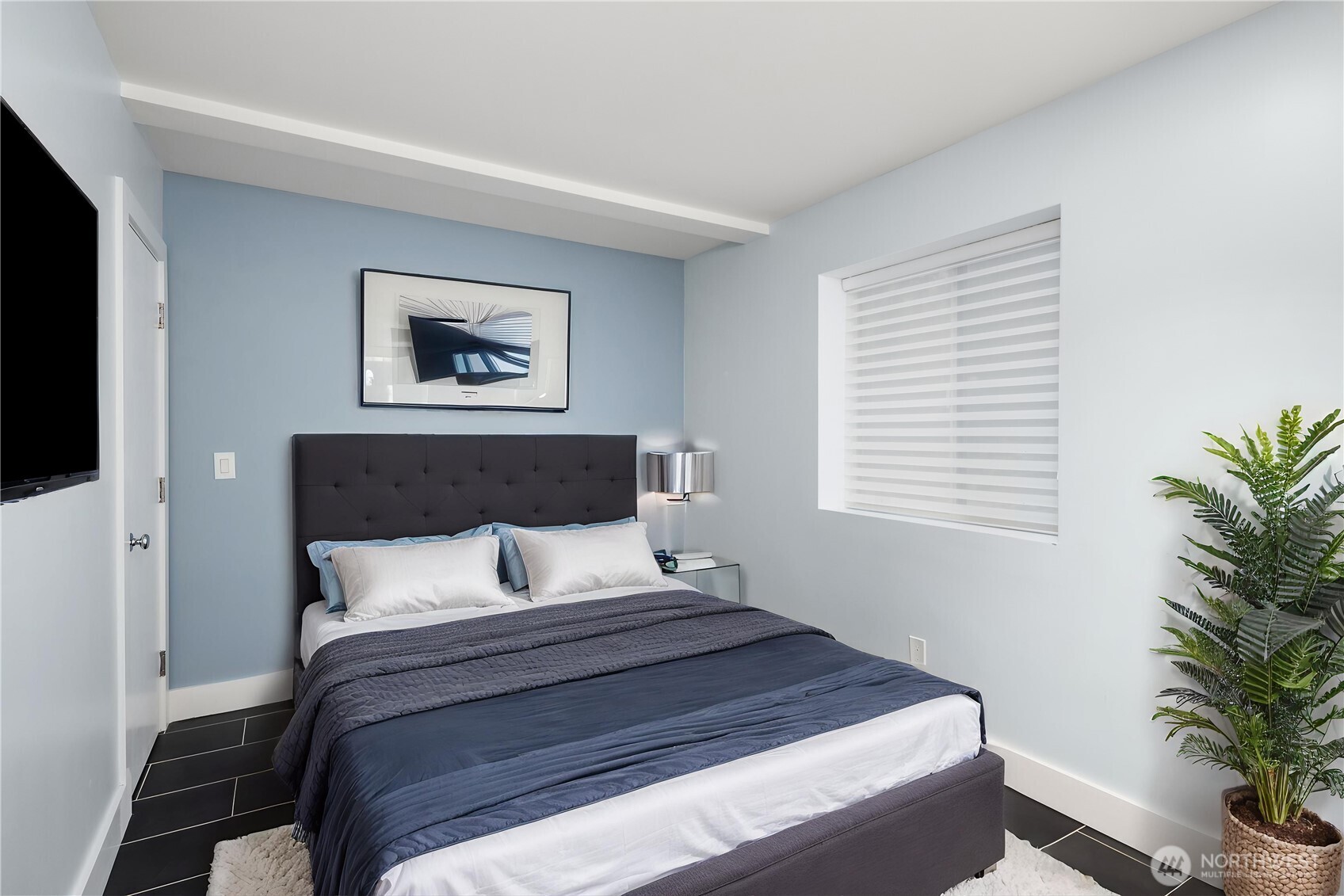 Bedroom - virtually staged.