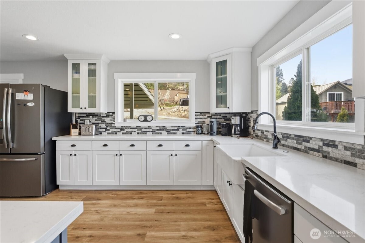 Open concept kitchen