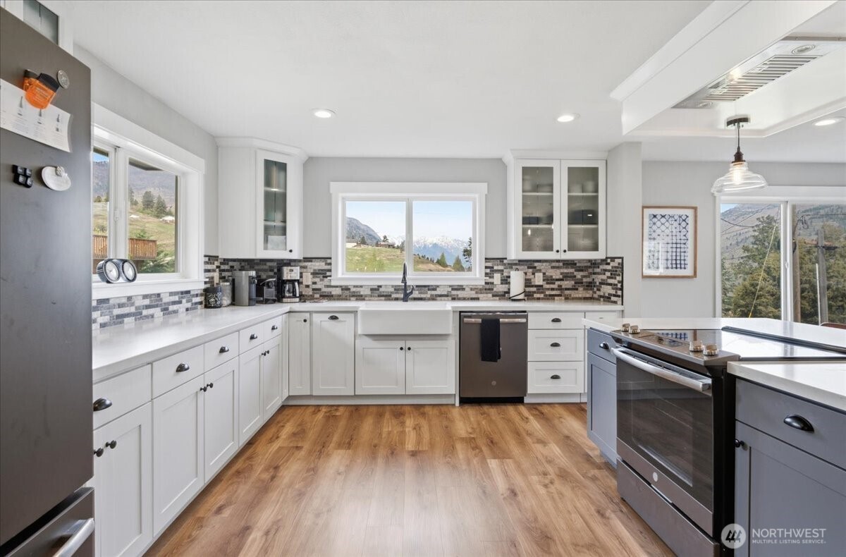 Open concept kitchen