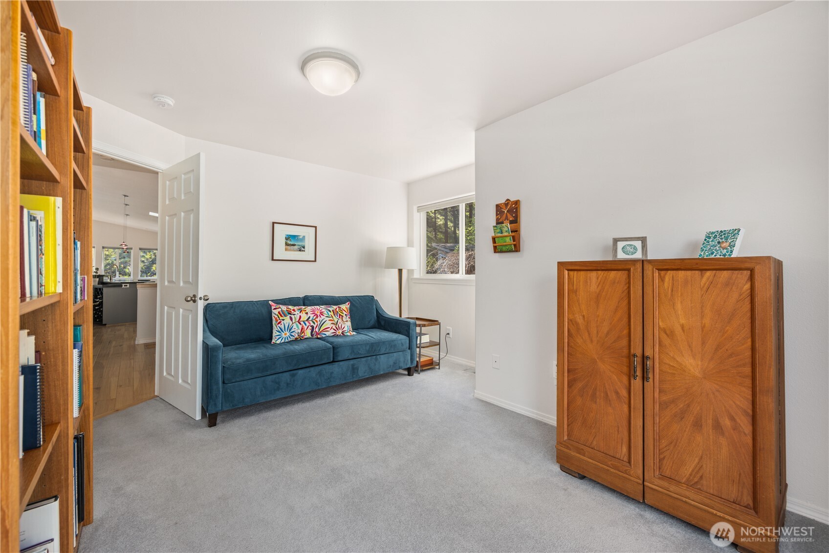 The office/additional sleeping space