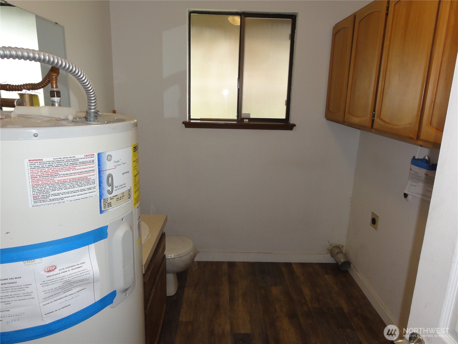 Laundry and half bathroom.