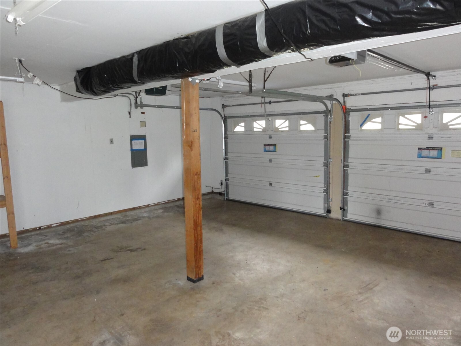 Interior of the attached garage.