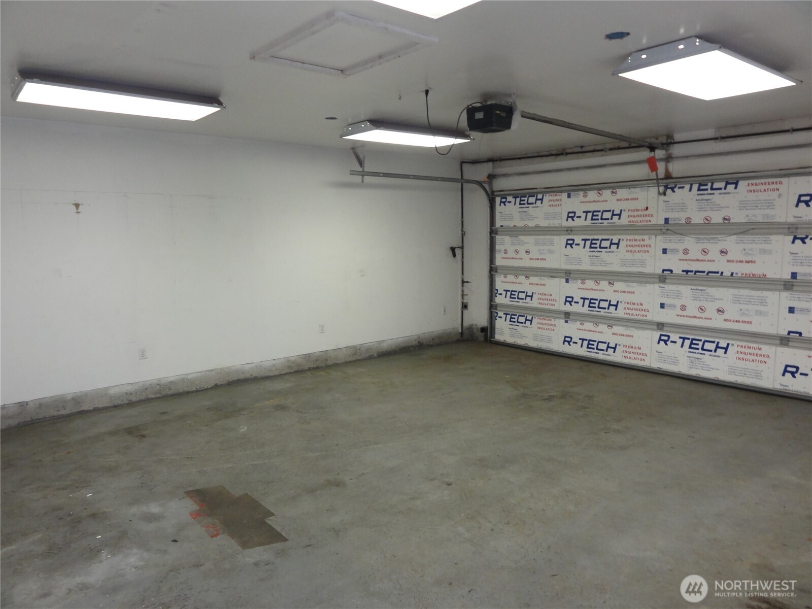 Interior of the detached garage/shop.