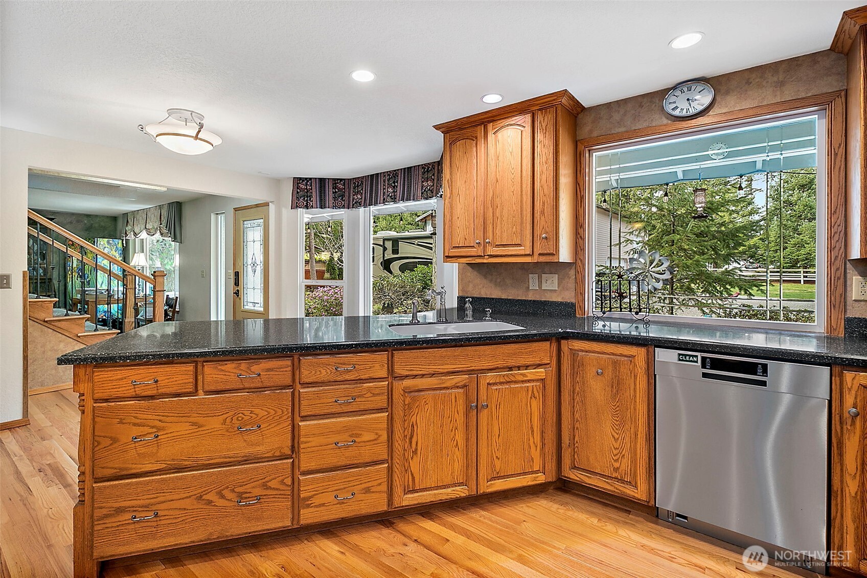Kitchen is extremely thought out with storage for everything!