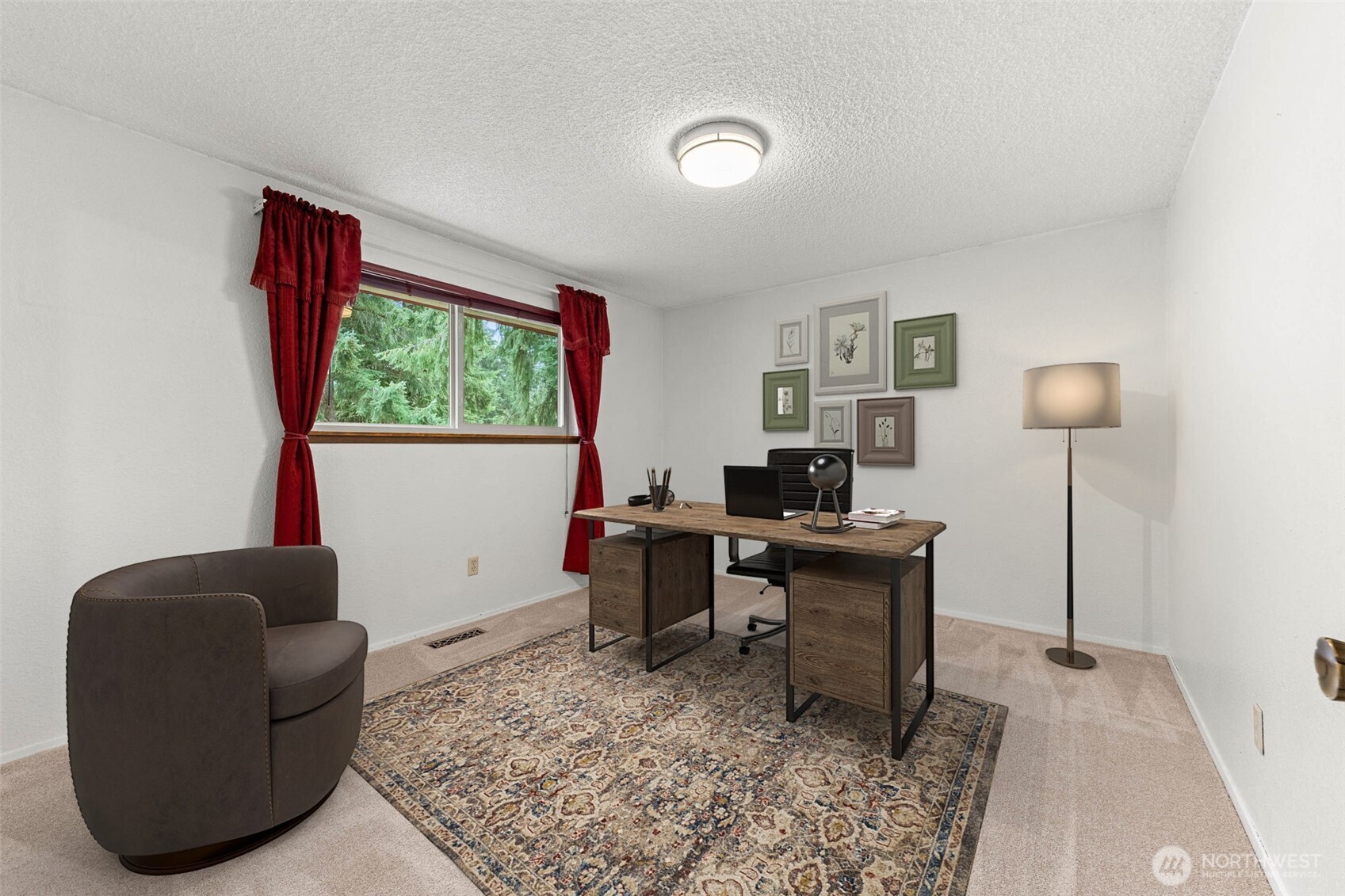 Bedroom 2- Image is digitally staged