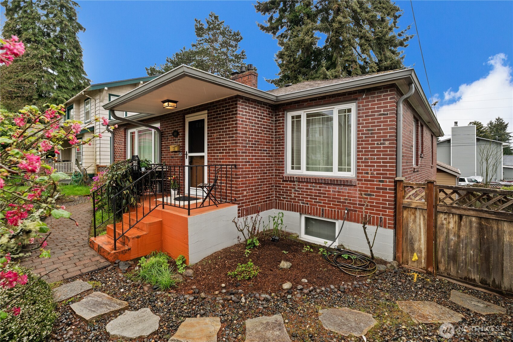 Living Room with Fireplace  (Lower Level)  4116 N Verde Street  Tacoma, WA 98407