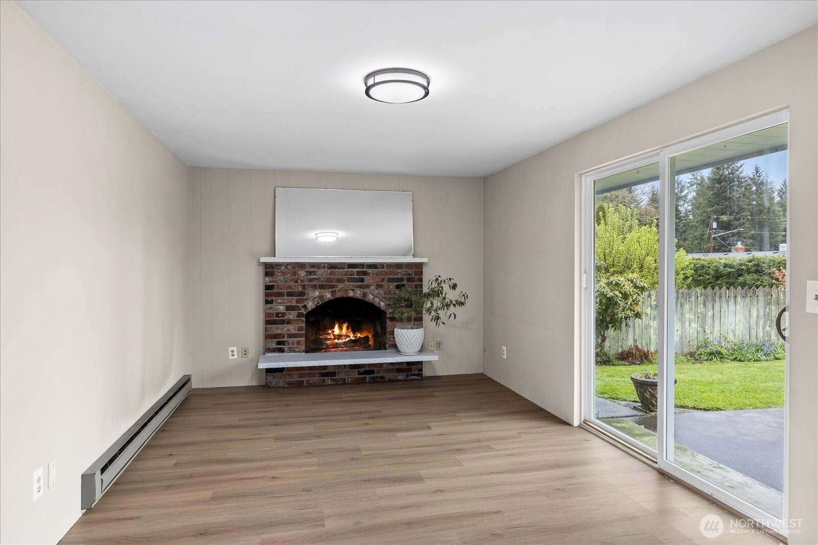 Family Room overlooking beautiful back yard