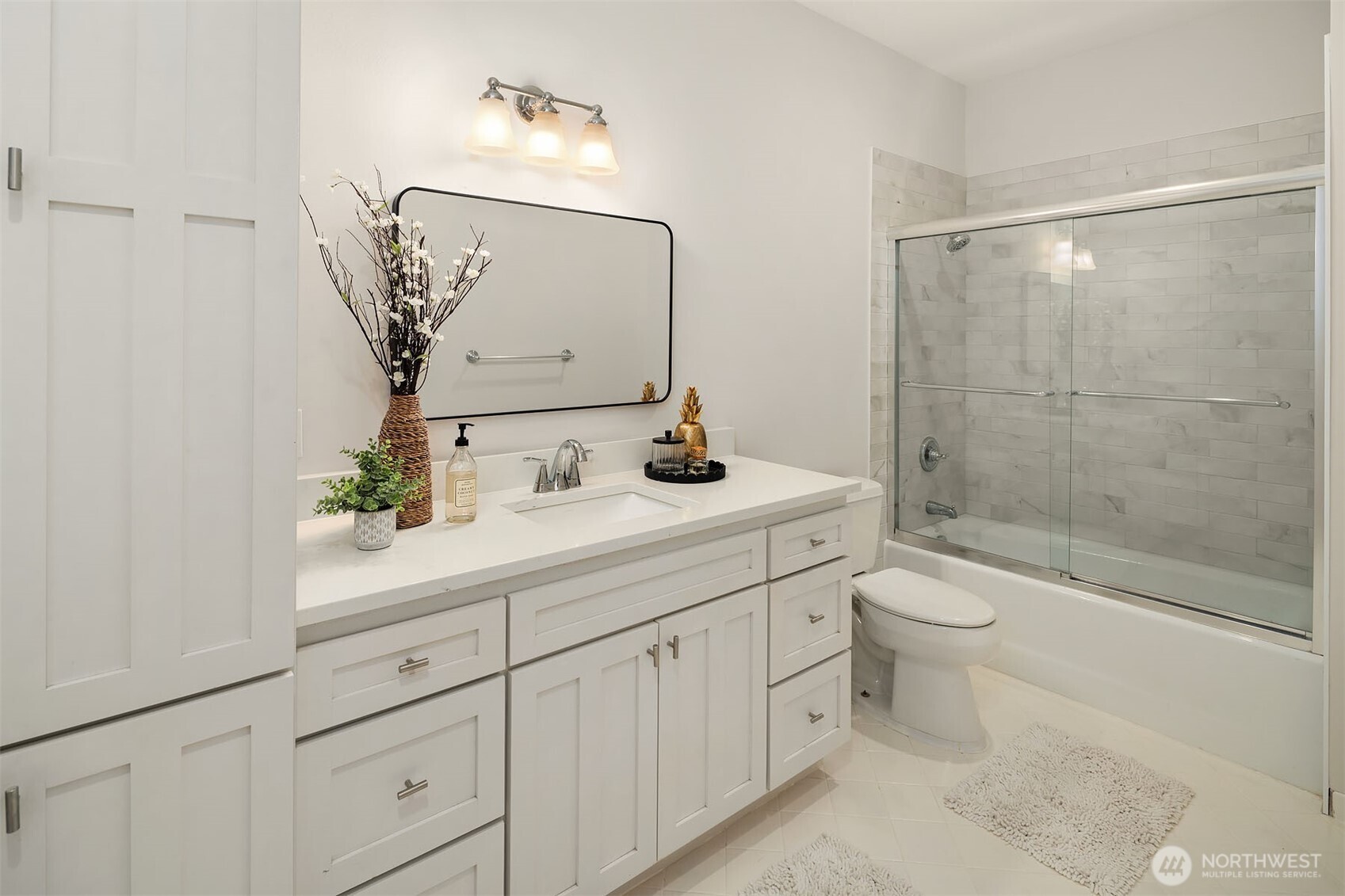 Lower level updated bathroom