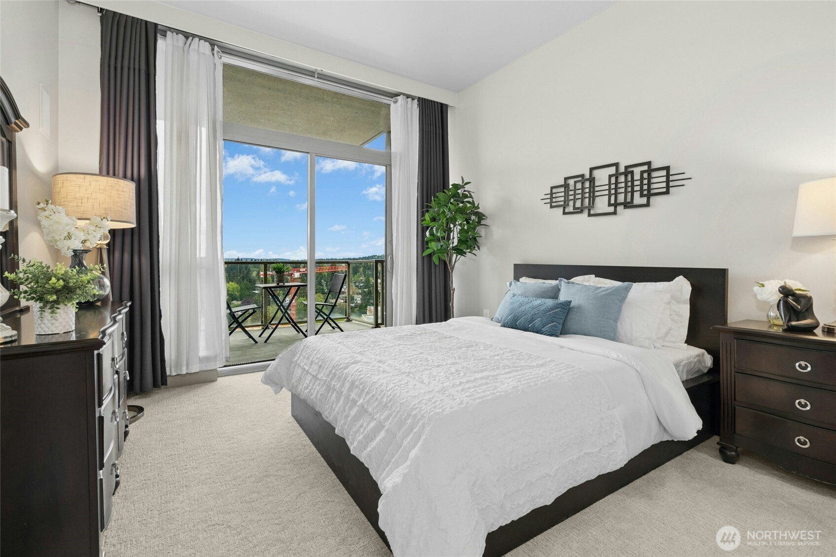 Primary Bedroom w/Slider to Balcony