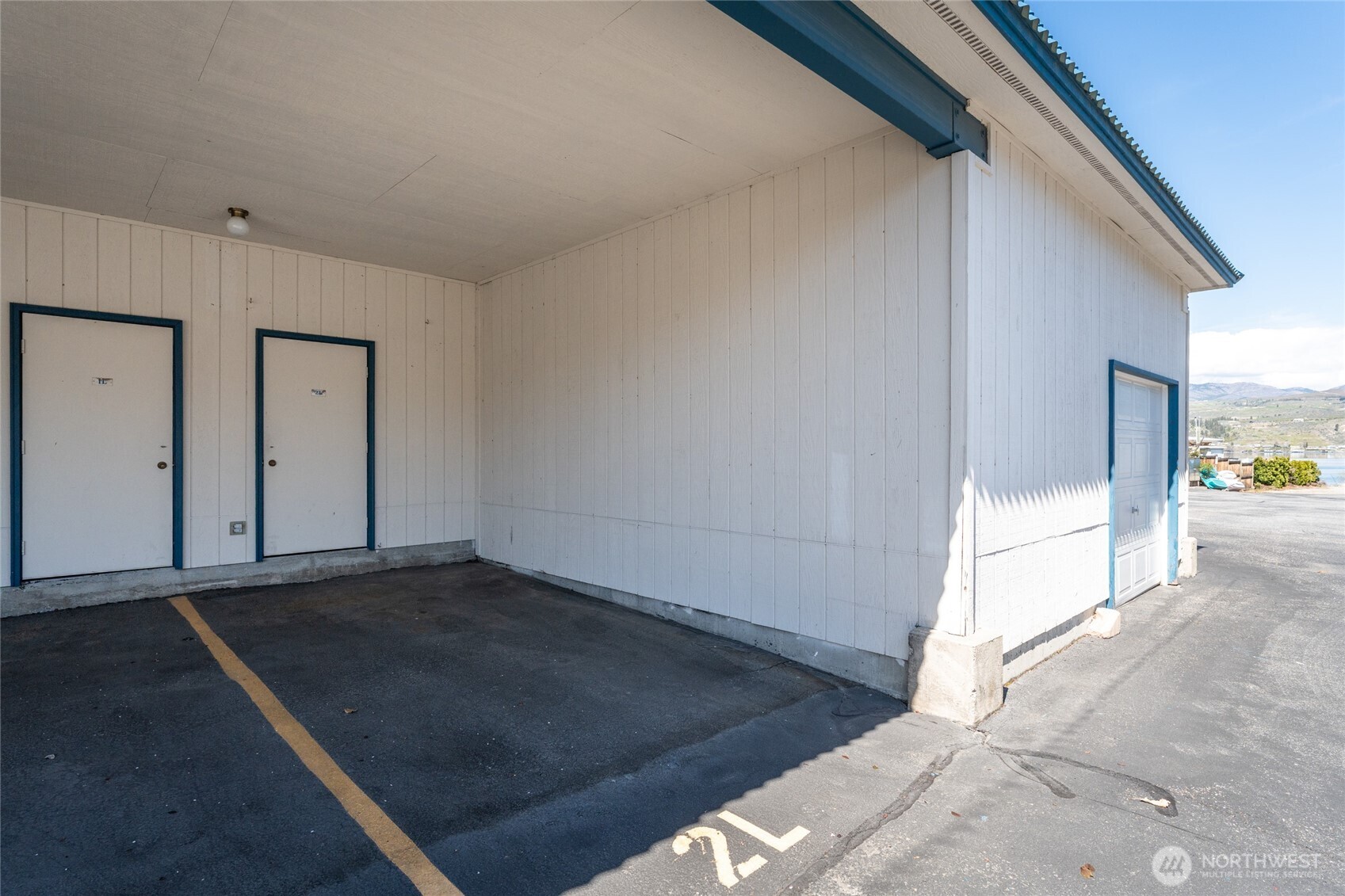 Designated Parking Space w/ storage locker