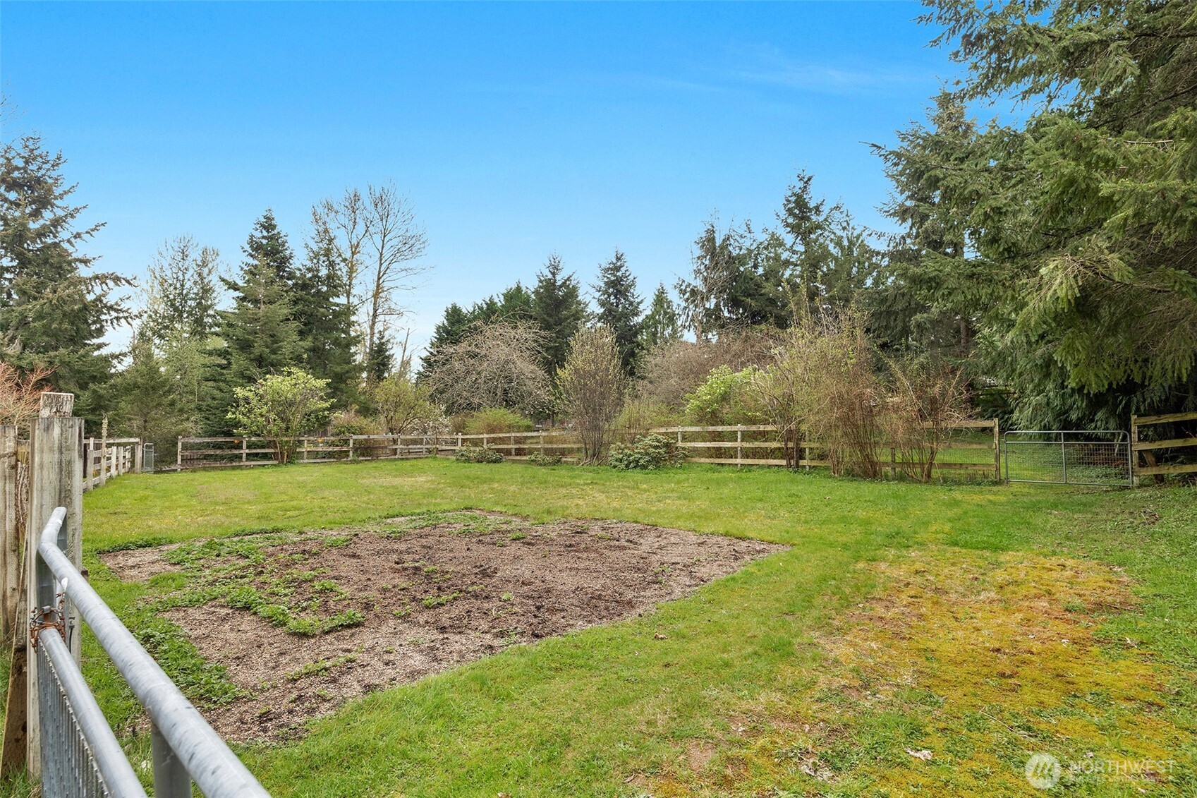 Main fenced pasture.