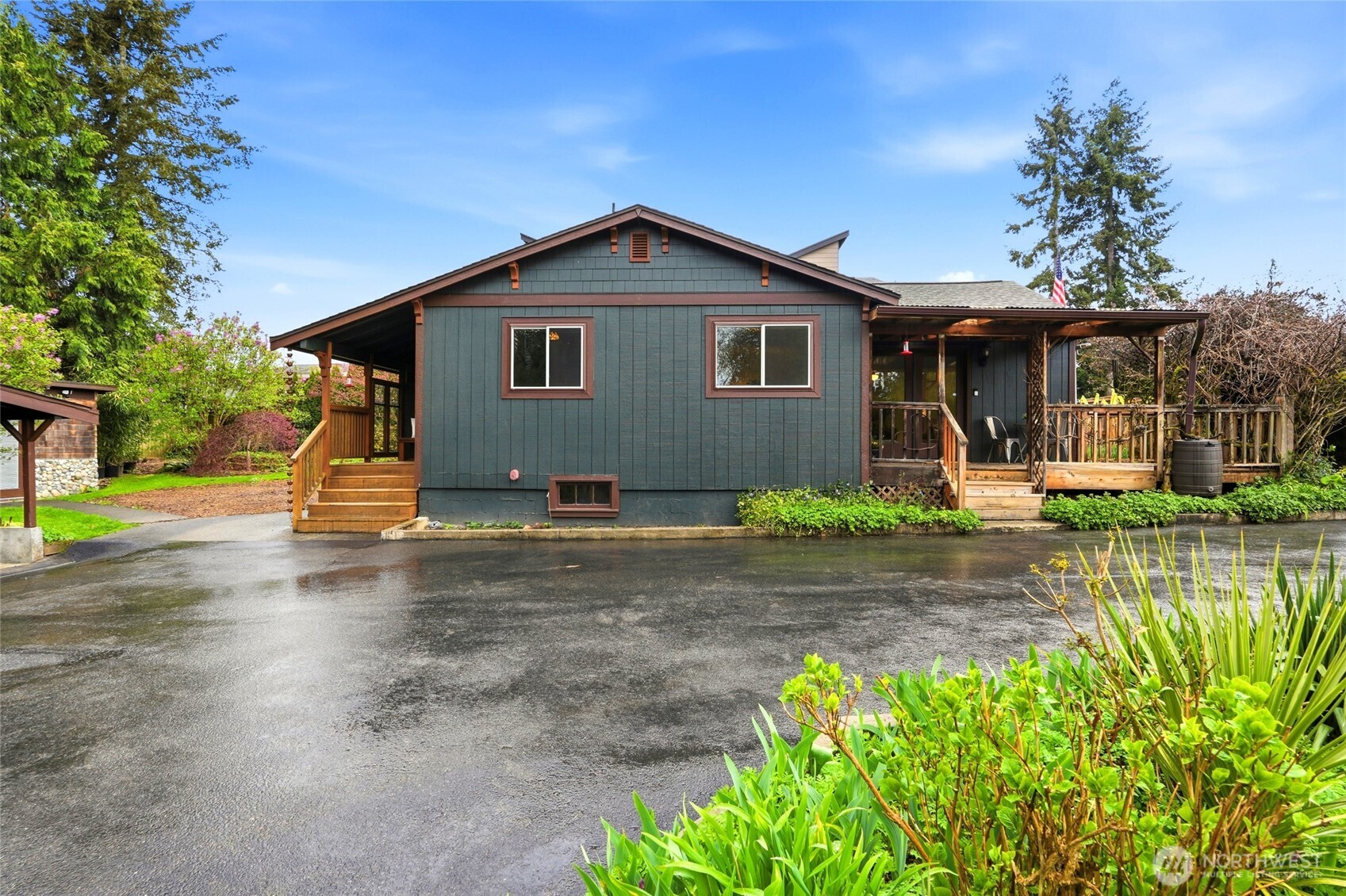 3-bedroom, 2-bath home features a spacious kitchen and living area, fresh interior/exterior paint, and an unfinished basement with excellent value-add potential