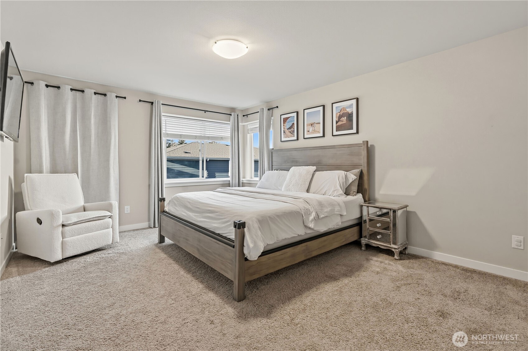 Upstairs Bonus Room/Flex Space or Possibly 4th Bedroom Could Be Created.