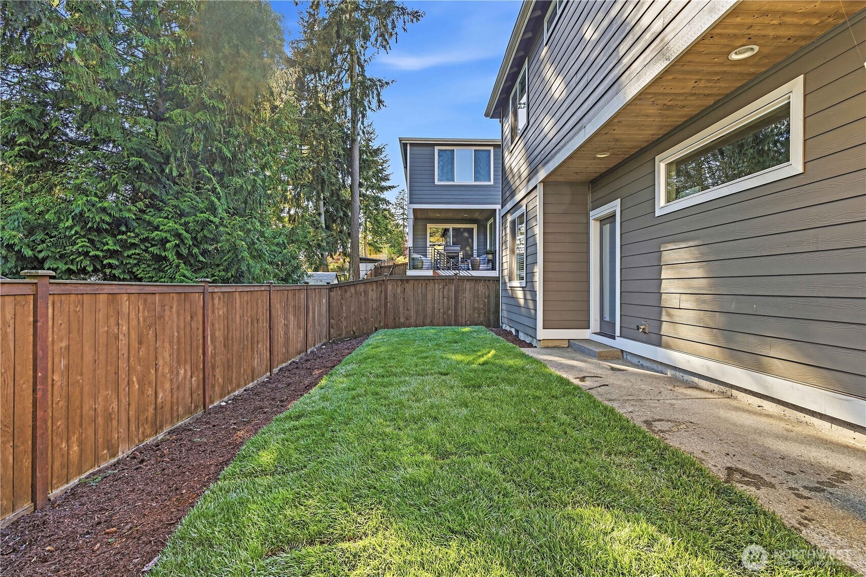 Back Yard w/New Sod!