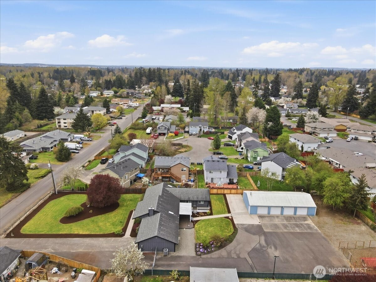 West view of property