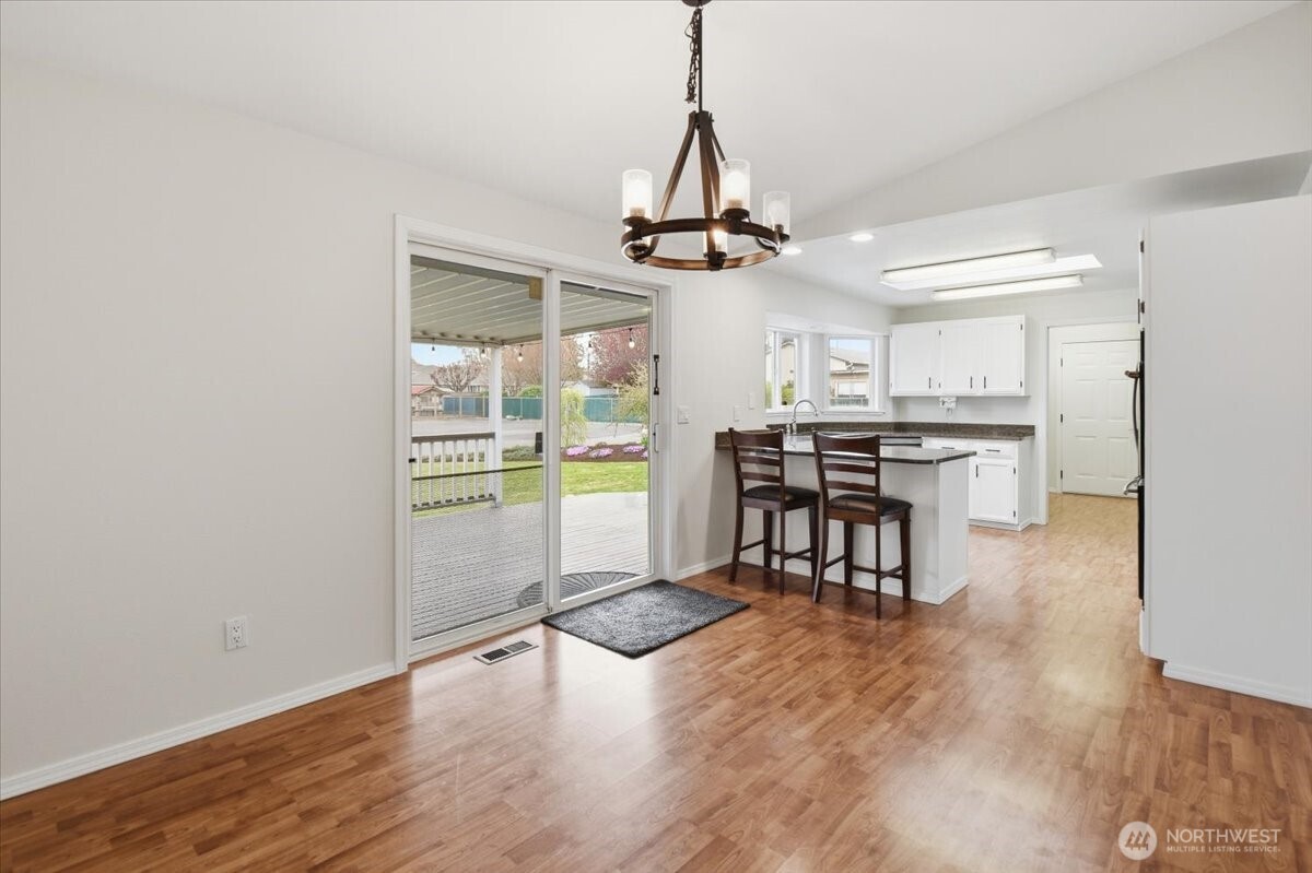Dining room off your Kitchen eat space