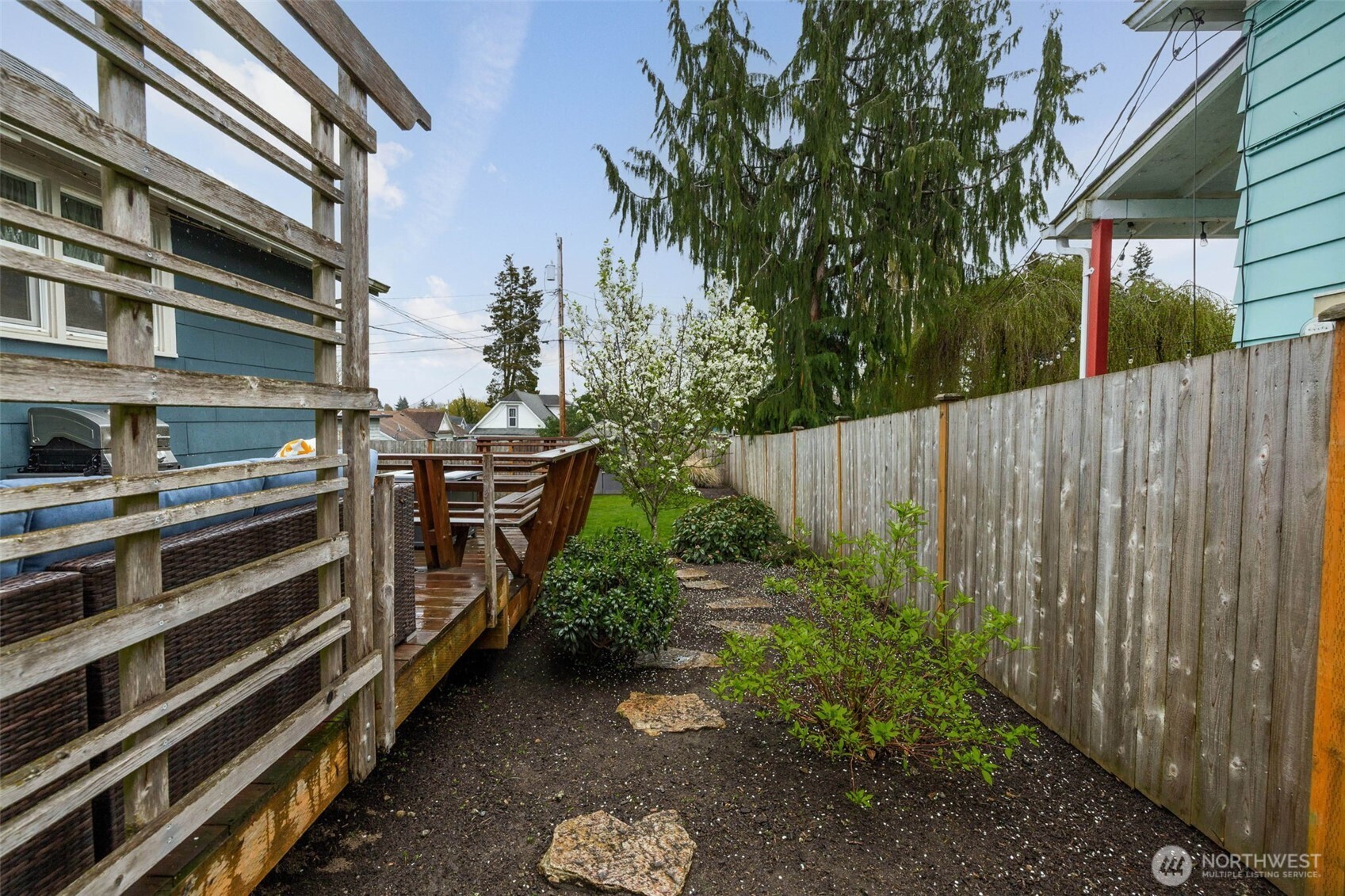 Thoughtful landscaping.