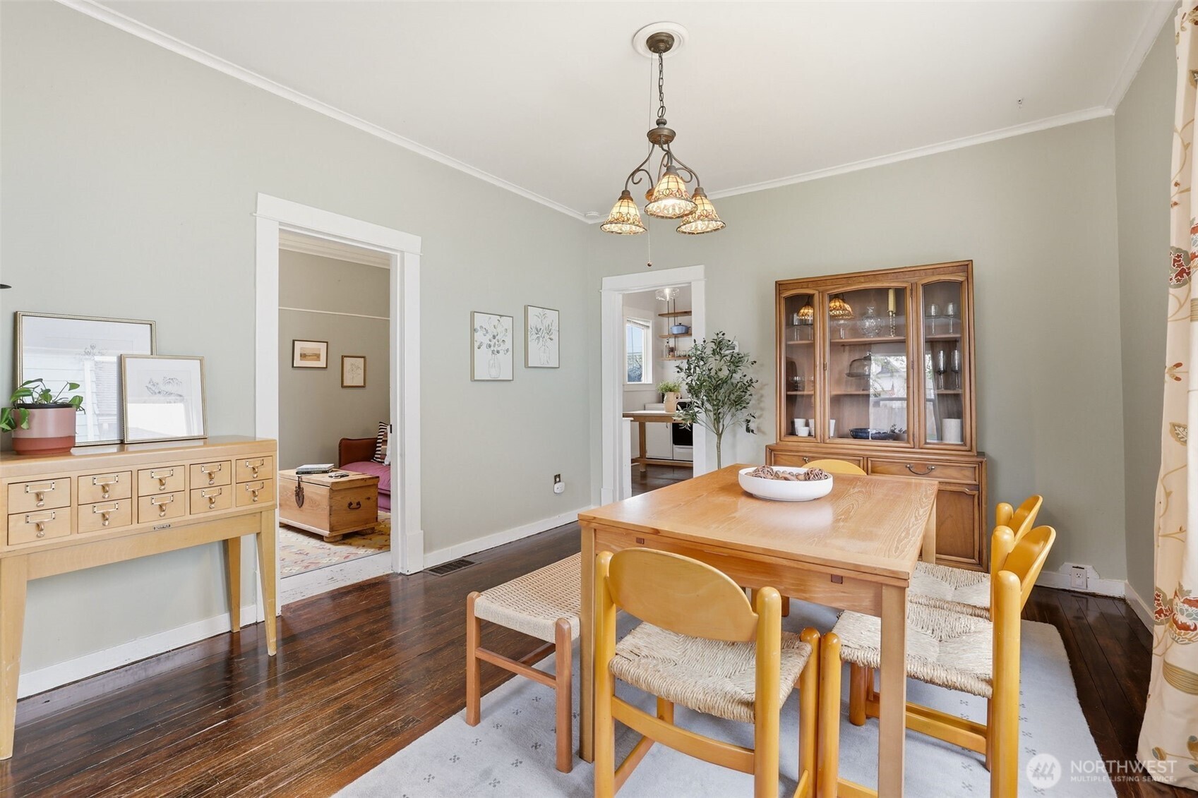 Large dining room where conversations linger a little longer.