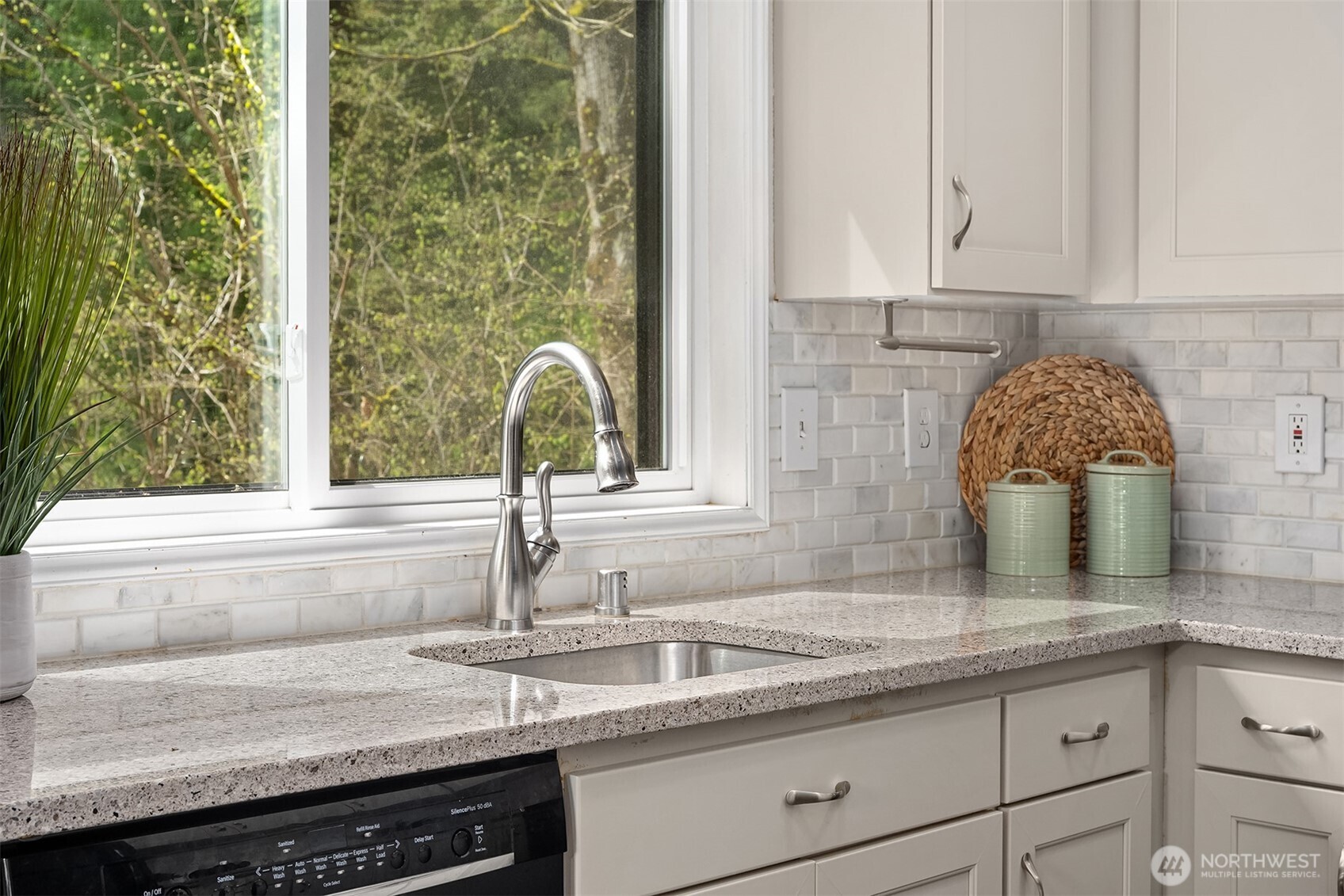 Scenic view from the kitchen window