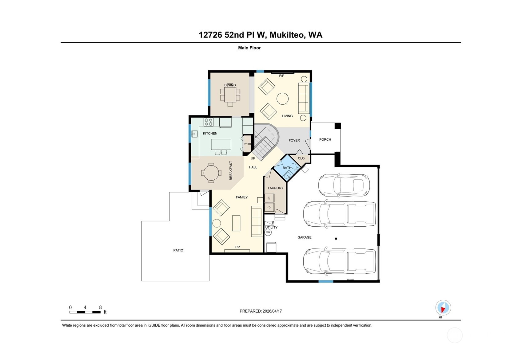 Main Level of the home