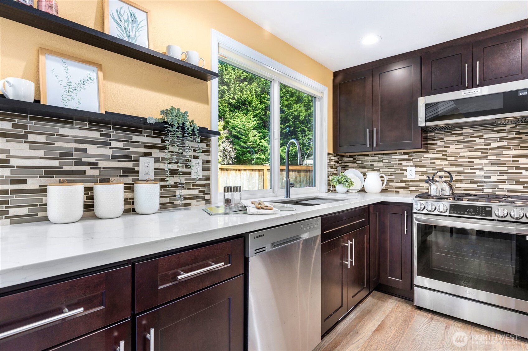 High-end stainless steel appliances