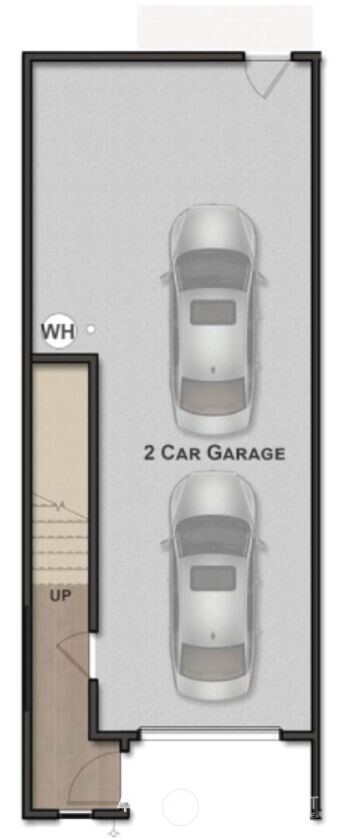 Entry level - floor plan example.