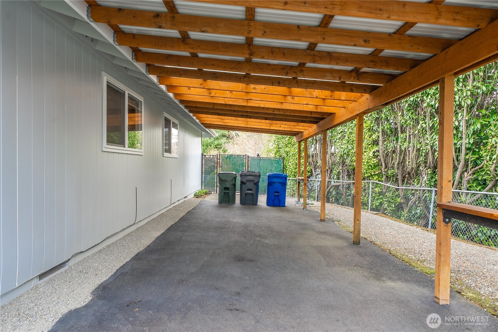 optional covered parking spaces