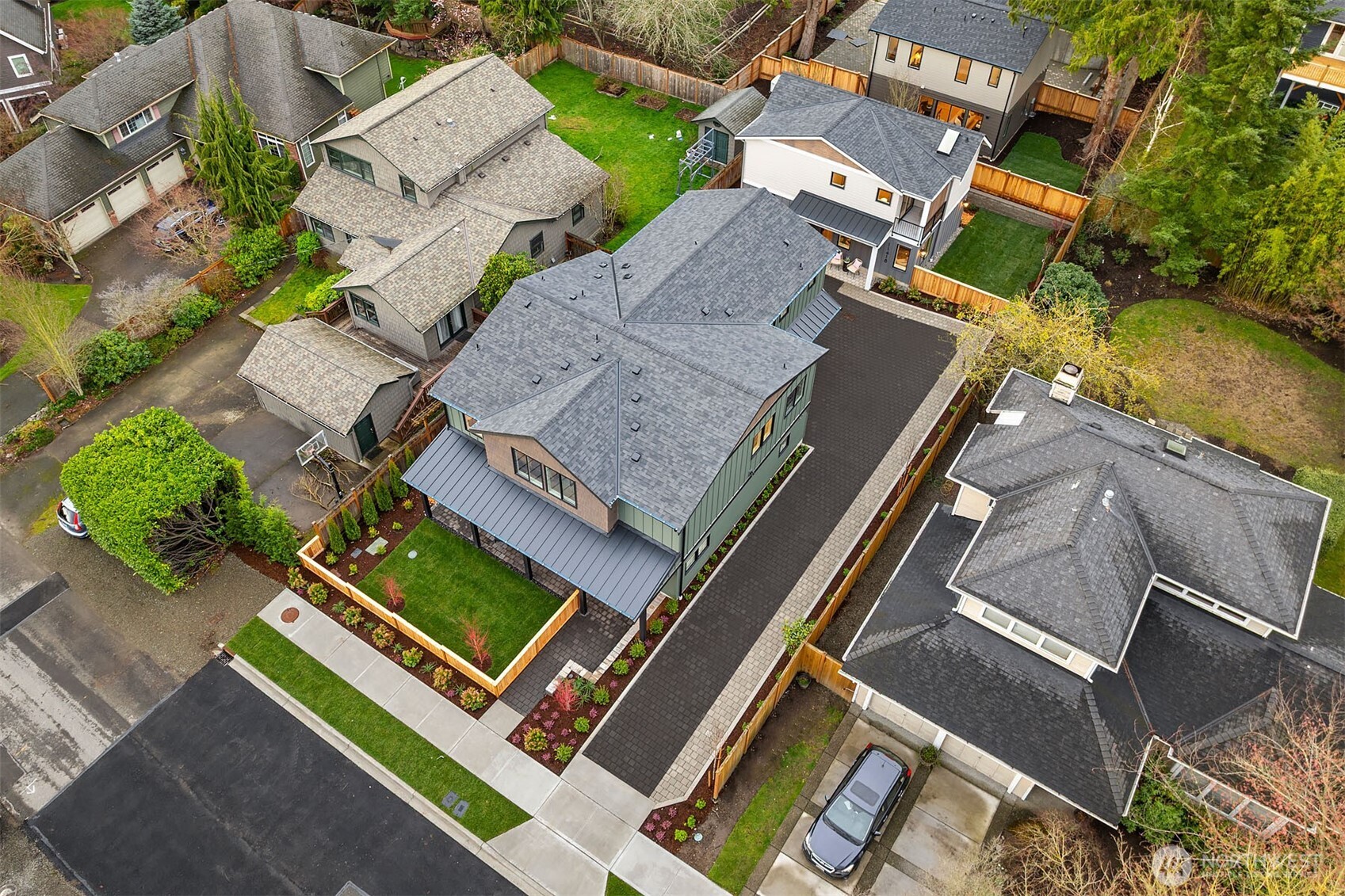 Fully landscaped - new sidewalk