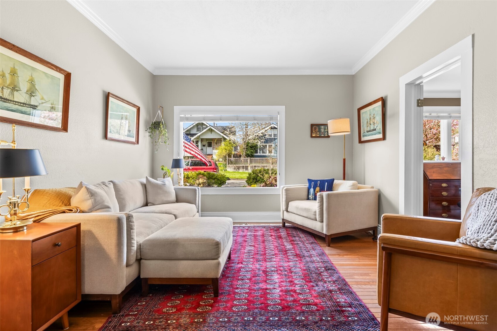 Abundant light in the mainfloor living room