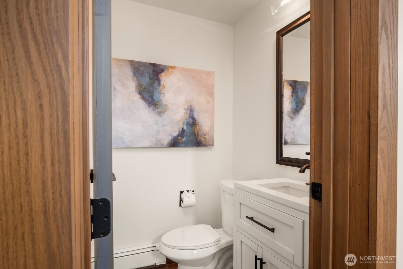 Bathroom in additional lower level finished space. Great for potential ADU, rec room, gym, office?