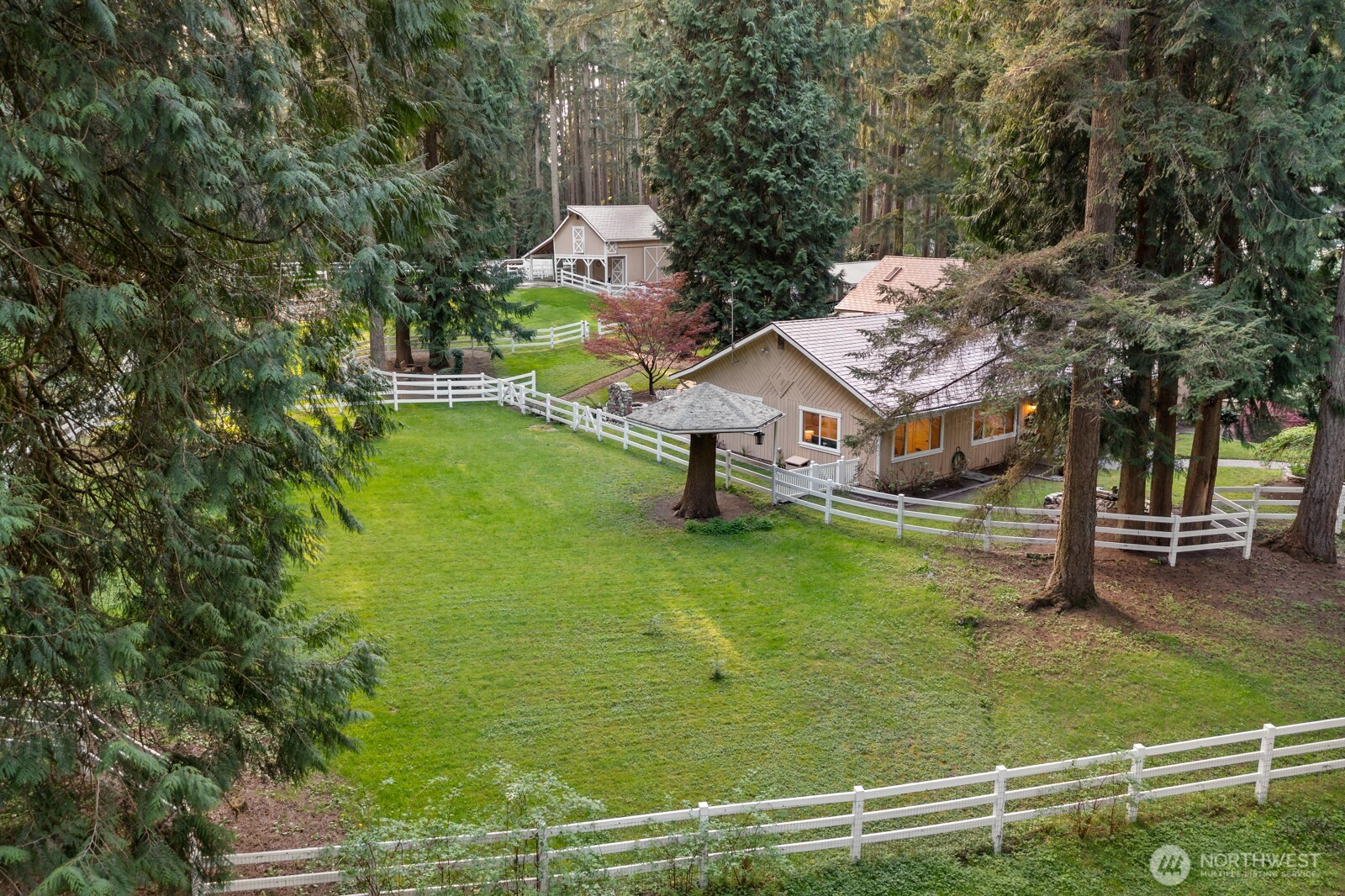 Fenced & partially fenced lush pastures and dry paddock.