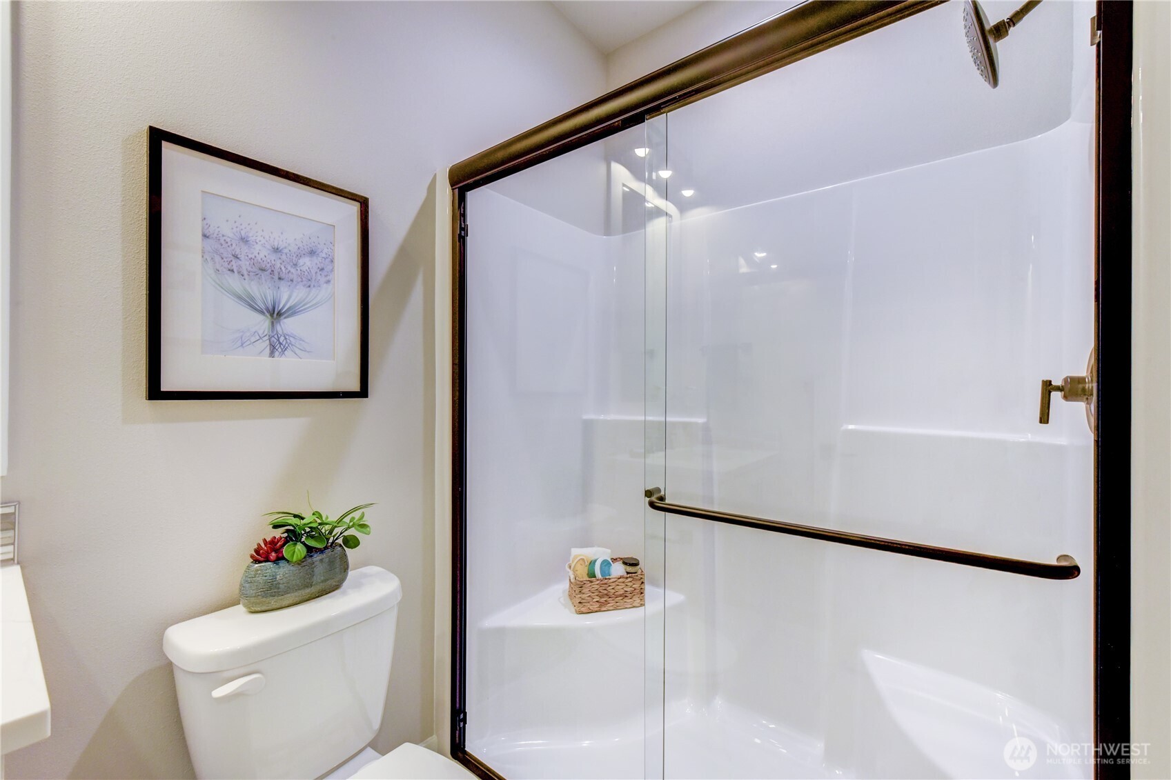 Main Floor 3/4 Bath photos of completed 2368 on Lot 8